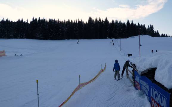 Erzgebirgs County: size of the ski resorts – Size Rölzhang – Wildenthal