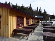 Mountain hut tip Anorak restaurant