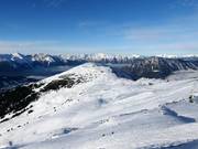 View over the Hochzeiger ski area