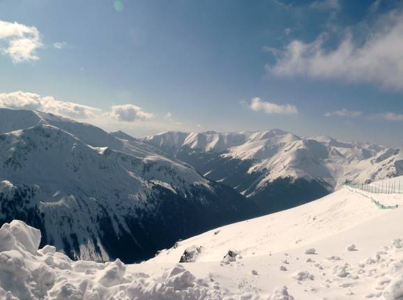Beautiful view of the High Tatras from the mountain station