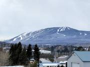 View from Route 138 of the Mont-Sainte-Anne ski area
