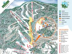 Trail map Massanutten