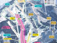 Trail map Winghills Shirotori Resort