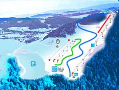 Trail map Limanowa