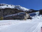 Nira Alpina at the Surlej valley station