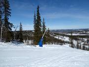 Snow lance in the Dundret Lapland ski area
