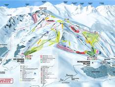 Trail map Peyragudes
