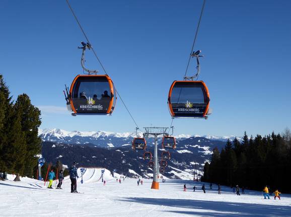Kreischberg 10er 2. Sektion (Kreischbergbahn II) - 10pers. Gondola lift (monocable circulating ropeway)