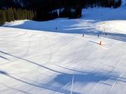 Perfectly groomed slopes at Spieljoch