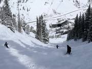 Steep slope in the Peruvian Gulch