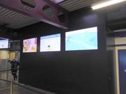 Info screens at the valley station