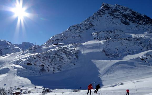 Highest base station in Paznaun-Ischgl – ski resort Galtür – Silvapark