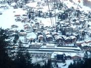 View of the accommodations in Klosters