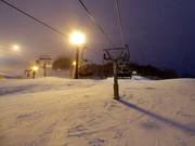 Night skiing