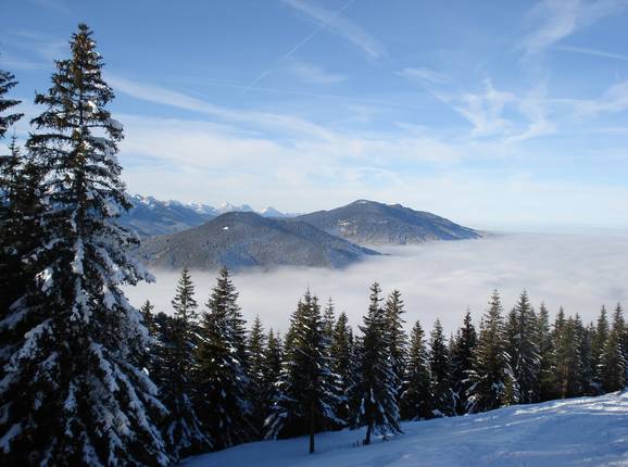 View from the Hoernle of the Ammergau Alps
