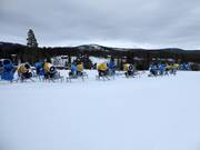 High-performance snow cannons in the Funäsdalsberget ski area