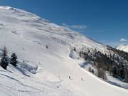 Powder slopes on Monte della Neve