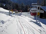 Rope lift of the Schneesportschule Silbertal
