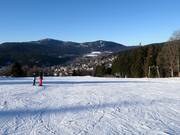 Easy slope at the drag lift