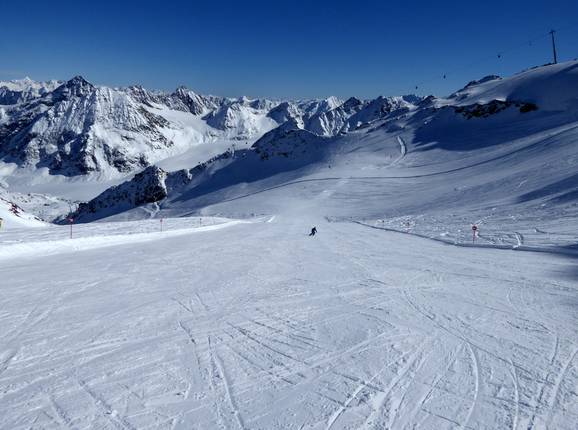 Panorama downhill run