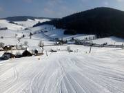 Perfectly groomed slopes