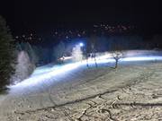 Night skiing