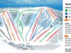 Trail map Seven Oaks
