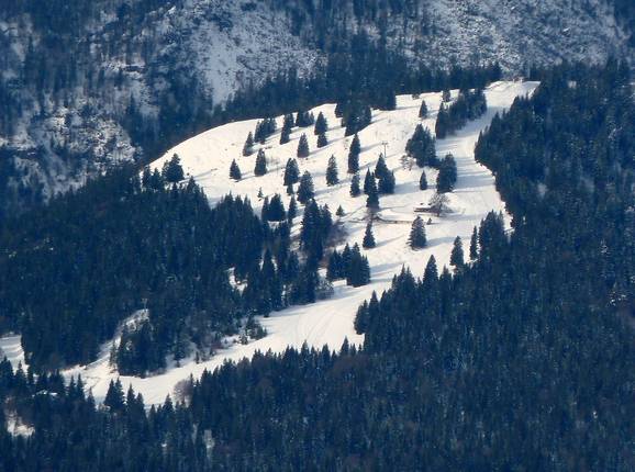 View of the Pradel ski area
