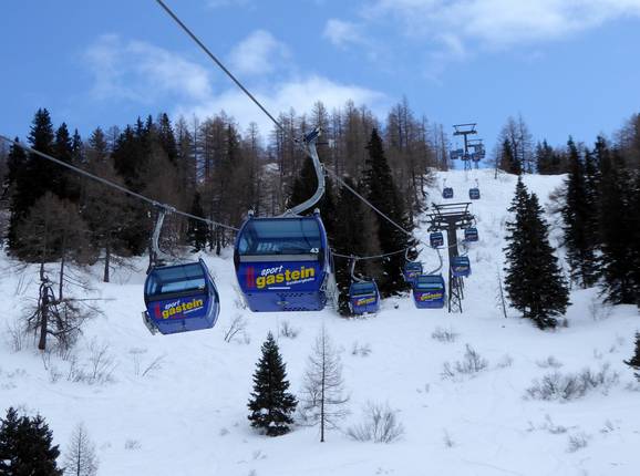 Goldbergbahn I - 8pers. Gondola lift (monocable circulating ropeway)