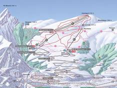 Trail map Tschappina/Urmein (Heinzenberg)