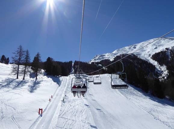 Moosalp-Express (Ried-Chalterboden) - 3pers. Chairlift (fixed-grip)