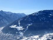View from Zettersfeld to the Hochstein ski area