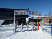 Information at the chairlift entry points