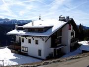 The Vista Hotel directly on the slope