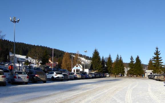 Polish Sudetes: access to ski resorts and parking at ski resorts – Access, Parking Zieleniec