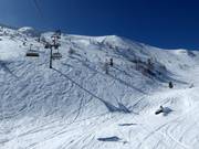 Ungroomed, unsecured ski terrain at Kornock