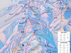 Trail map Valle Nevado