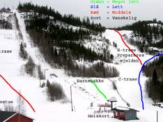 Trail map Torsbustaden