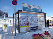 Information board at Junior Ski Zirkus