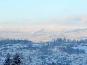 View from Freyung of the Mitterdorf ski area