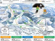 Trail map Greenpia Tsunan