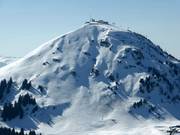 Ungroomed extreme ski area at the Hohe Salve