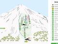 Trail map Pillán – Villarrica