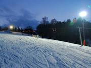 Night skiing