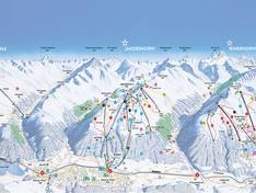 Trail map Bündalift – Davos