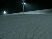 Grippy slope in the evening