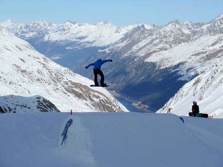 Snow parks Ötztal Alps – Snow park Kaunertal Glacier (Kaunertaler Gletscher)