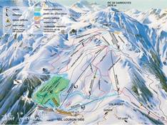 Trail map Val Louron