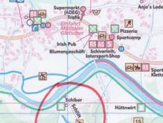 Trail map Schnee-Erlebnisland Flattach