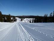 Practice slope with Maston Aitio rope lift and easy run
